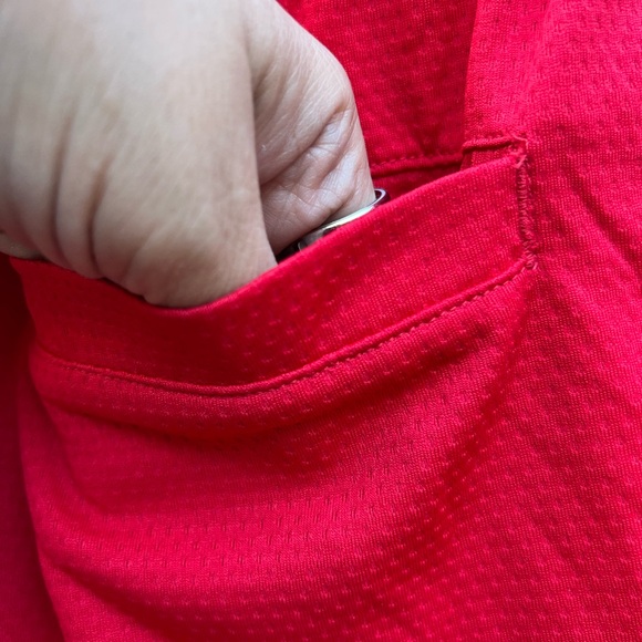 YOUNG LA RARE Red Tie Waist Athletic shorts with Pockets Women’s Small - Picture 8 of 8